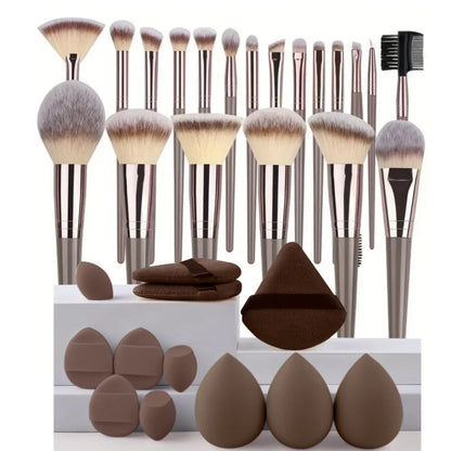 3-20Pcs Premium Makeup Brushes Set