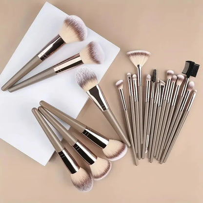 3-20Pcs Premium Makeup Brushes Set