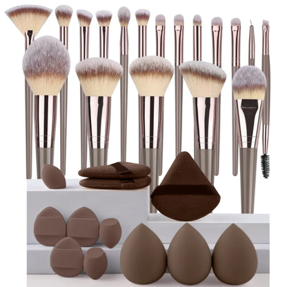 3-20Pcs Premium Makeup Brushes Set