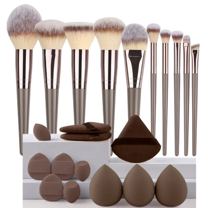 3-20Pcs Premium Makeup Brushes Set