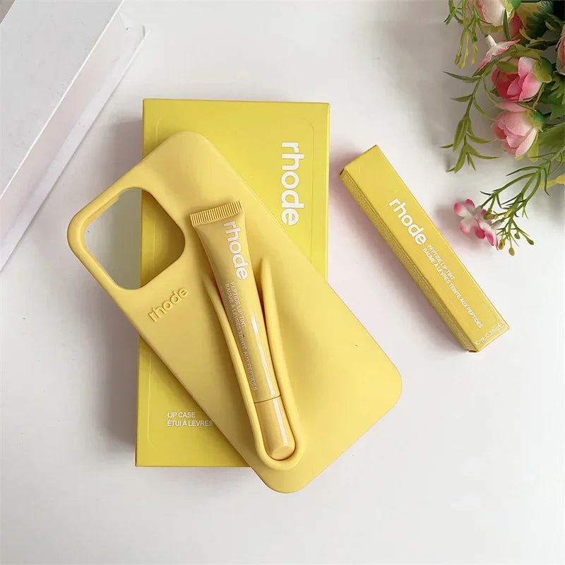 Brand RHODE Lip Gloss Case For iPhone 17 Air 16 15 14 13 12 11 Pro Max