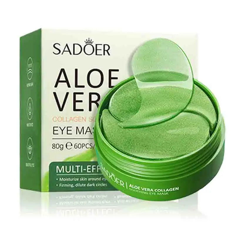 60pcs SAODER Aloe Vera Collagen Eye Mask