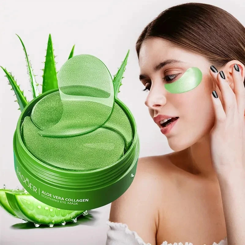 60pcs SAODER Aloe Vera Collagen Eye Mask