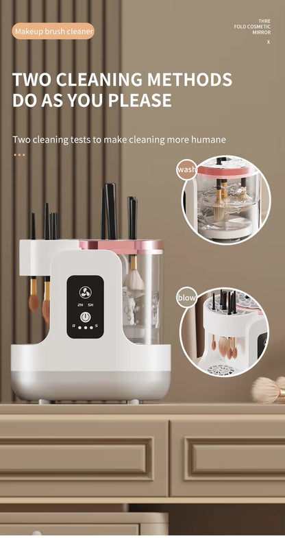 3-in-1 Automatic Makeup Brush Cleaner