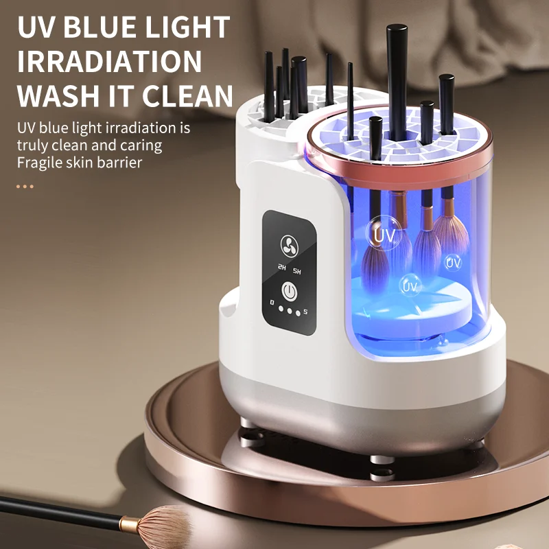 3-in-1 Automatic Makeup Brush Cleaner